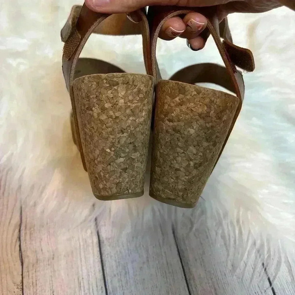 Blowfish Malibu Hapuku Wedge Heel Sandals Brown Size 10 - Picture 6 of 7